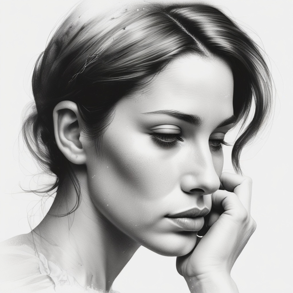 Pensive woman